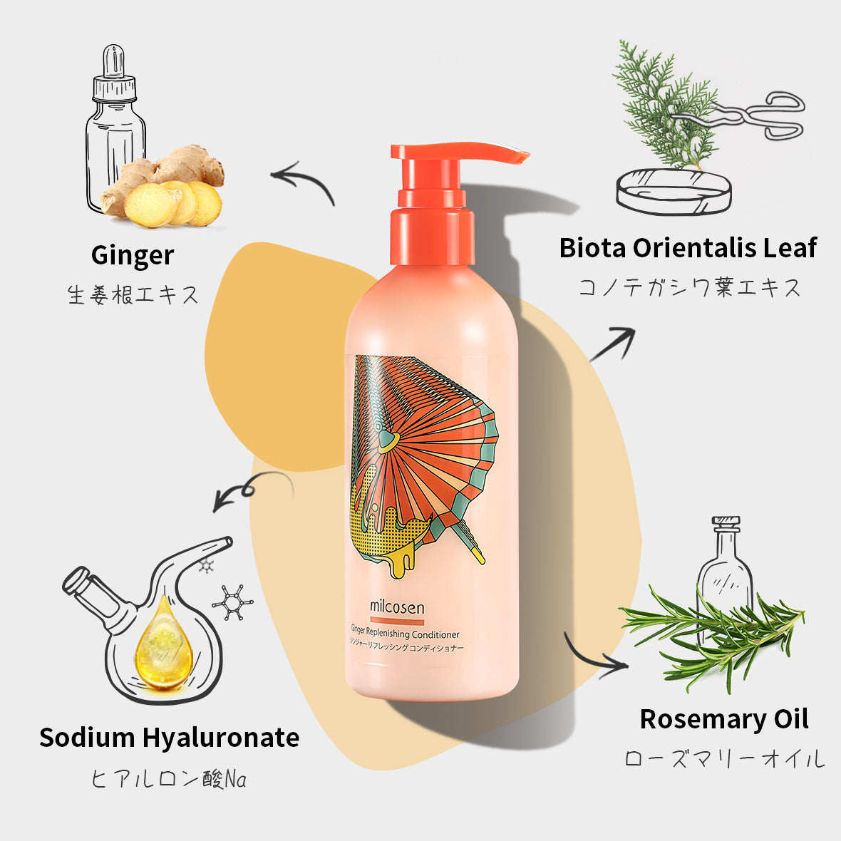 Ginger Replenishing Hair Care Kit